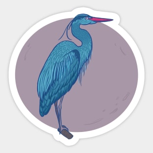 Blue heron Sticker